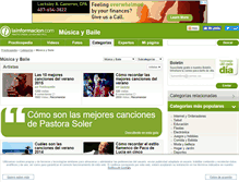 Tablet Screenshot of musica-y-baile.practicopedia.lainformacion.com
